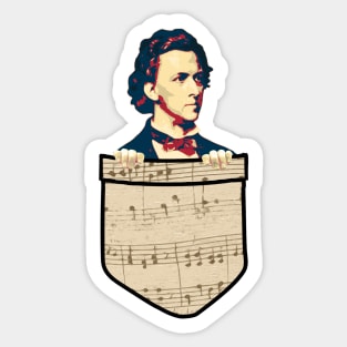 Frederic Chopin In My Pocket Sticker